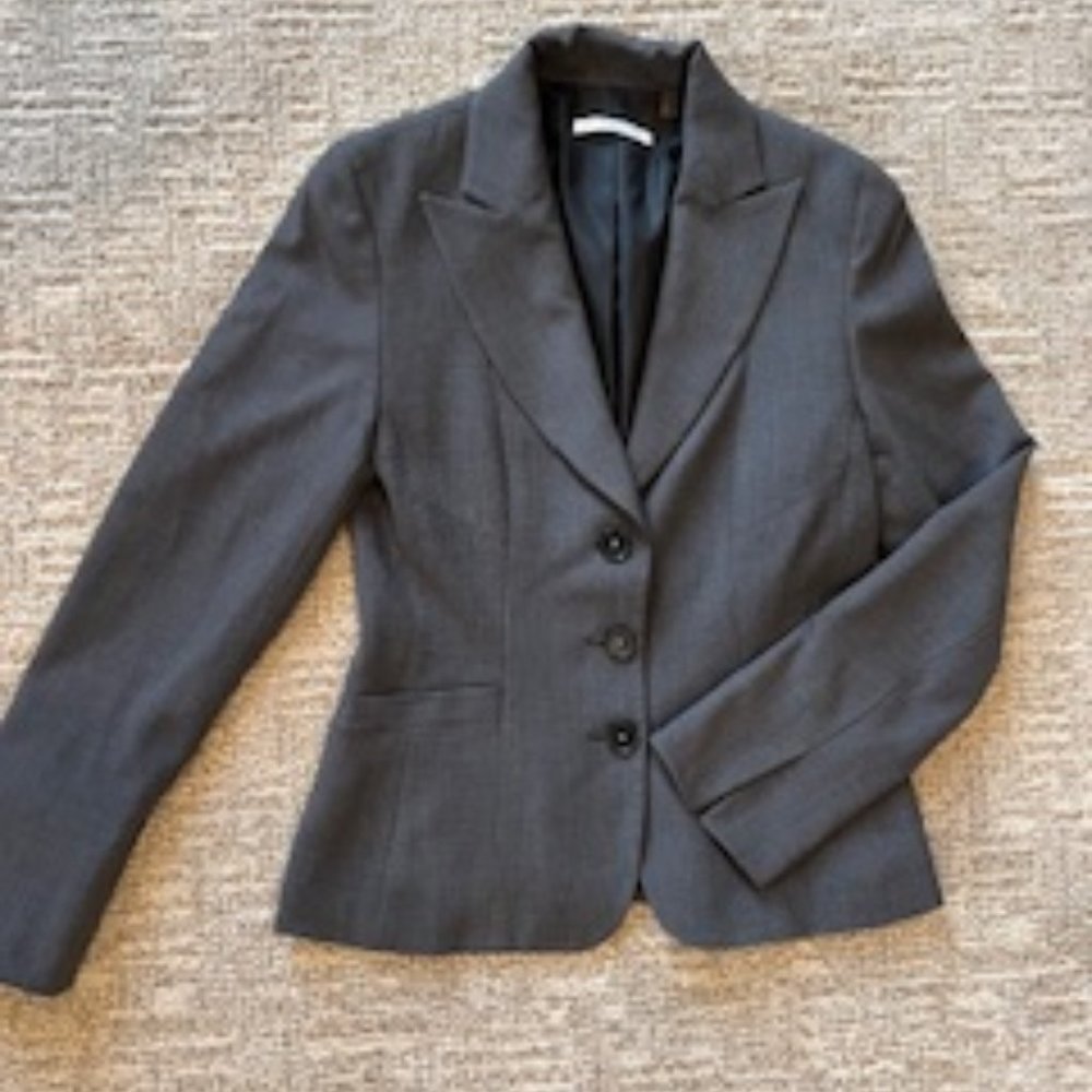 Women's TAHARI Charcoal blazer